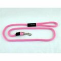 Soft Lines Dog Snap Leash 0.37 In. Diameter By 6 Ft. - Hot Pink SO456405